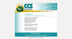 Desktop Screenshot of ccsmechanical.com