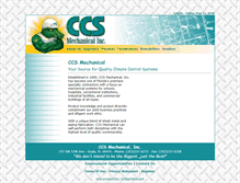 Tablet Screenshot of ccsmechanical.com